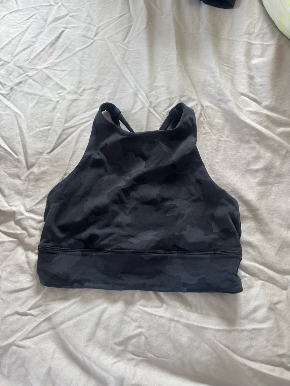 lululemon athletica Black Camo High-Neck Sports Bra